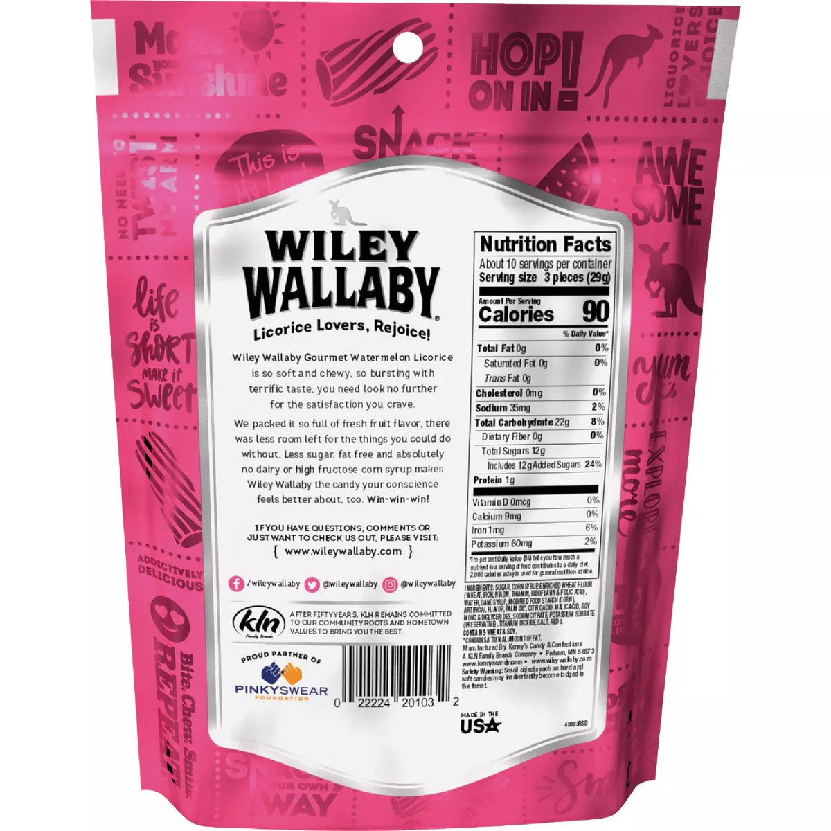 Wiley Wallaby Watermelon Licorice 10 Oz. Candy - photo 2