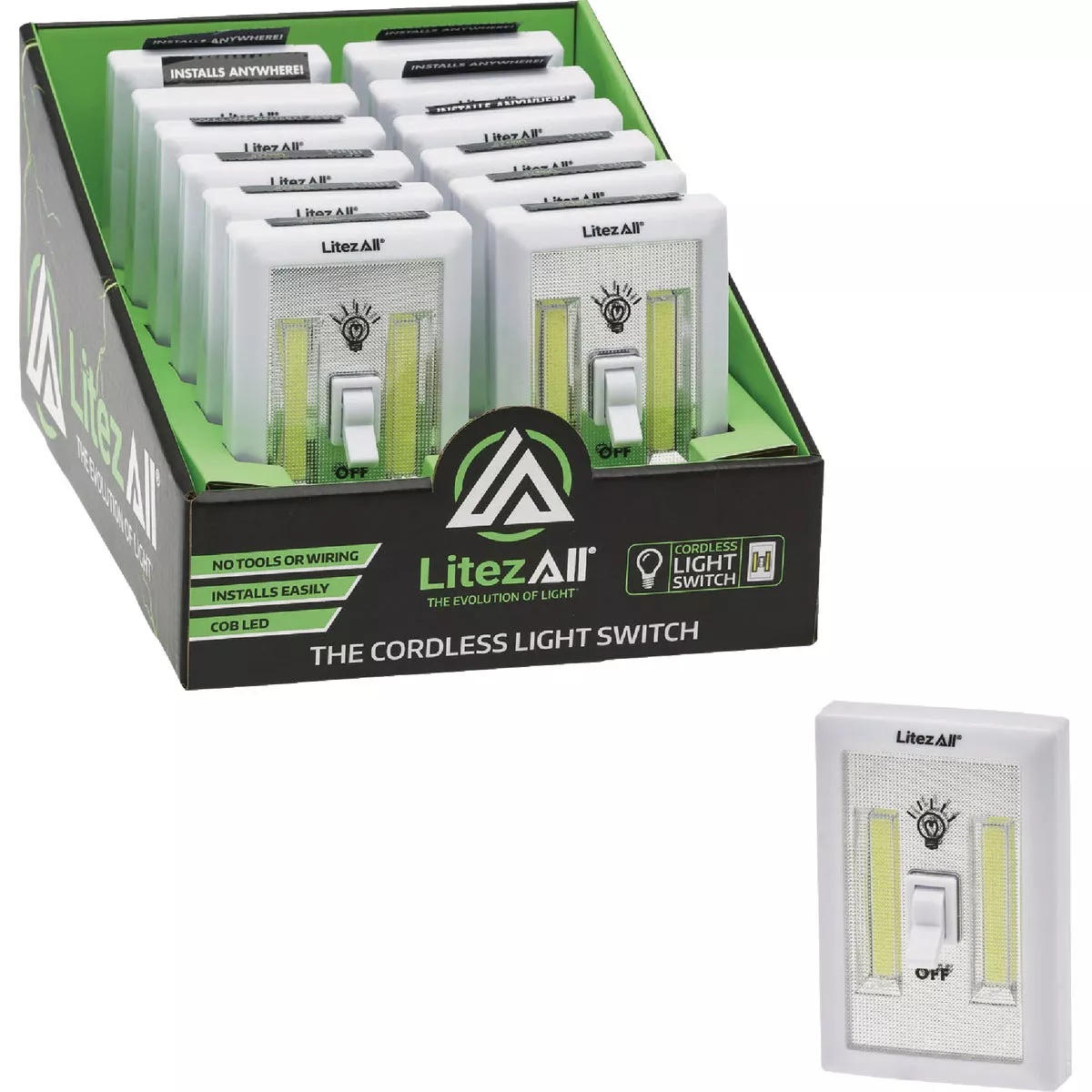 Diamond Visions 200 Lm. COB LED Night Light Switch