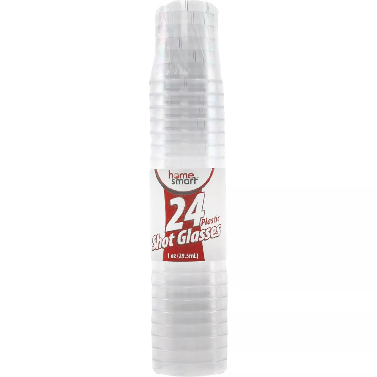 Home Smart 1 Oz. Clear Plastic Cups (24-Pack)