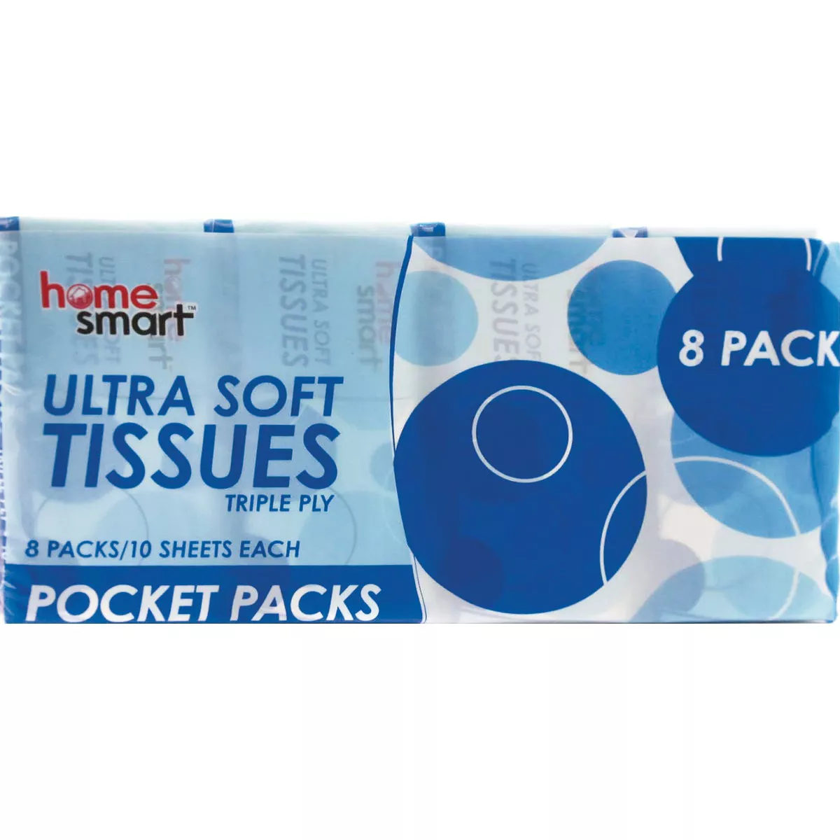Home Smart Ultra Soft Triple Ply Pocket Pack Facial Tissues (8-Pack) - photo 2