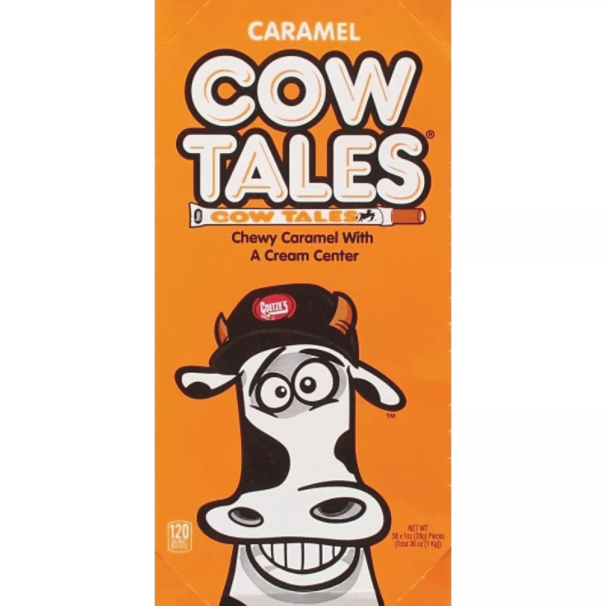 Goetze's 1 Oz. Original Caramel Cow Tales Candy