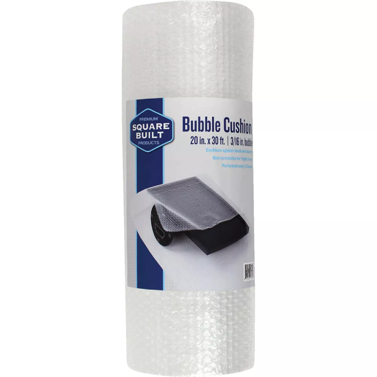 Square Built 20 In. x 30 Ft. x 3/16 In. Thick Bubble Cushion Wrap