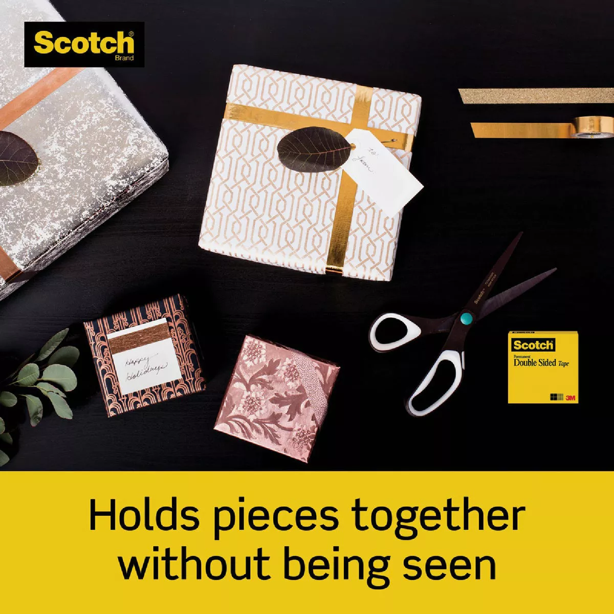 Scotch Permament Double Sided Tape, 1/2 In. x 250 In. - photo 7