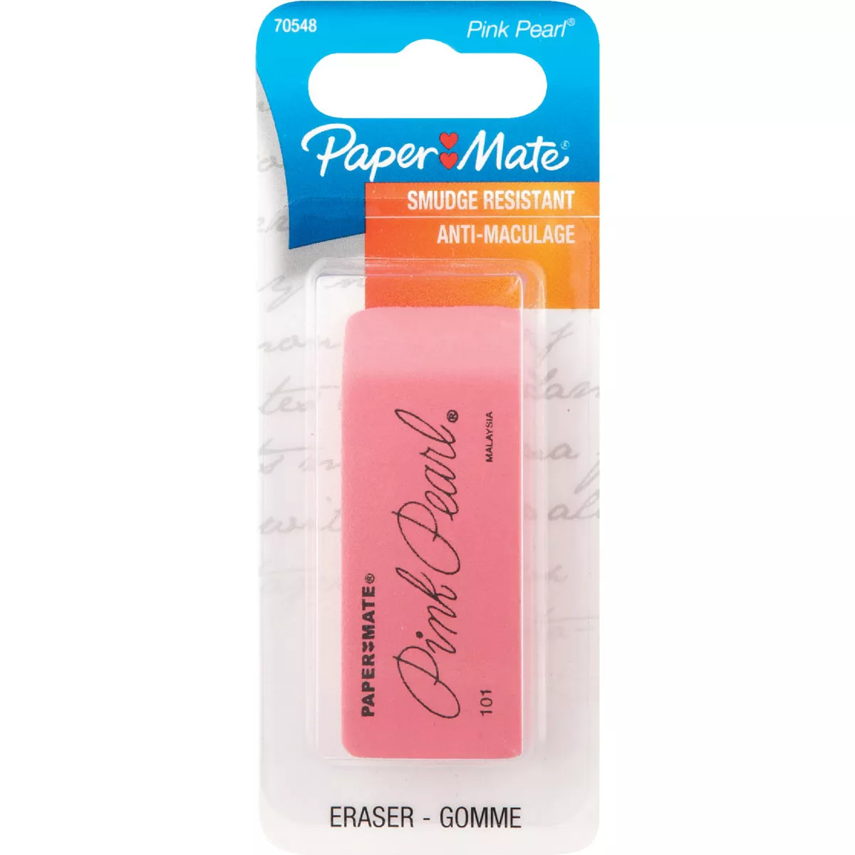 Paper Mate Pink Pearl Block Pencil Eraser - photo 2