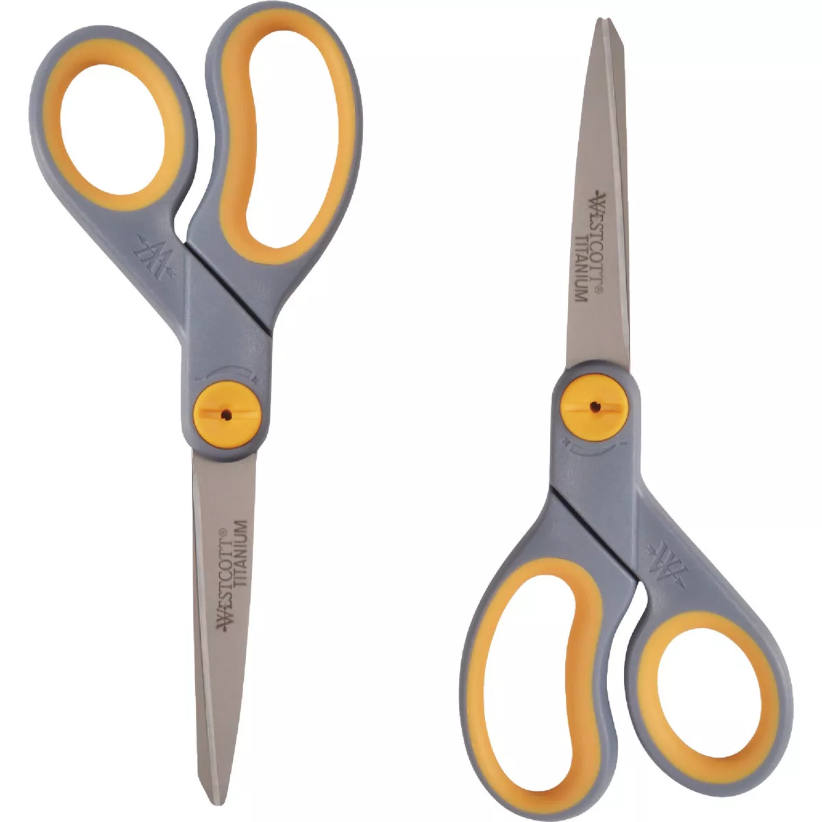 Westcott 8 In. Straight Titanium Bonded Scissors (2-Pack)