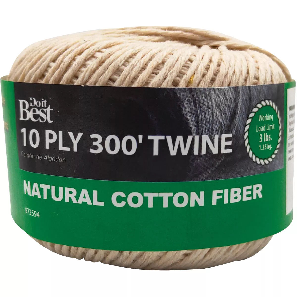 Do it Best 10-Ply x 300 Ft. White Cotton Parcel Post Twine | True Value ...