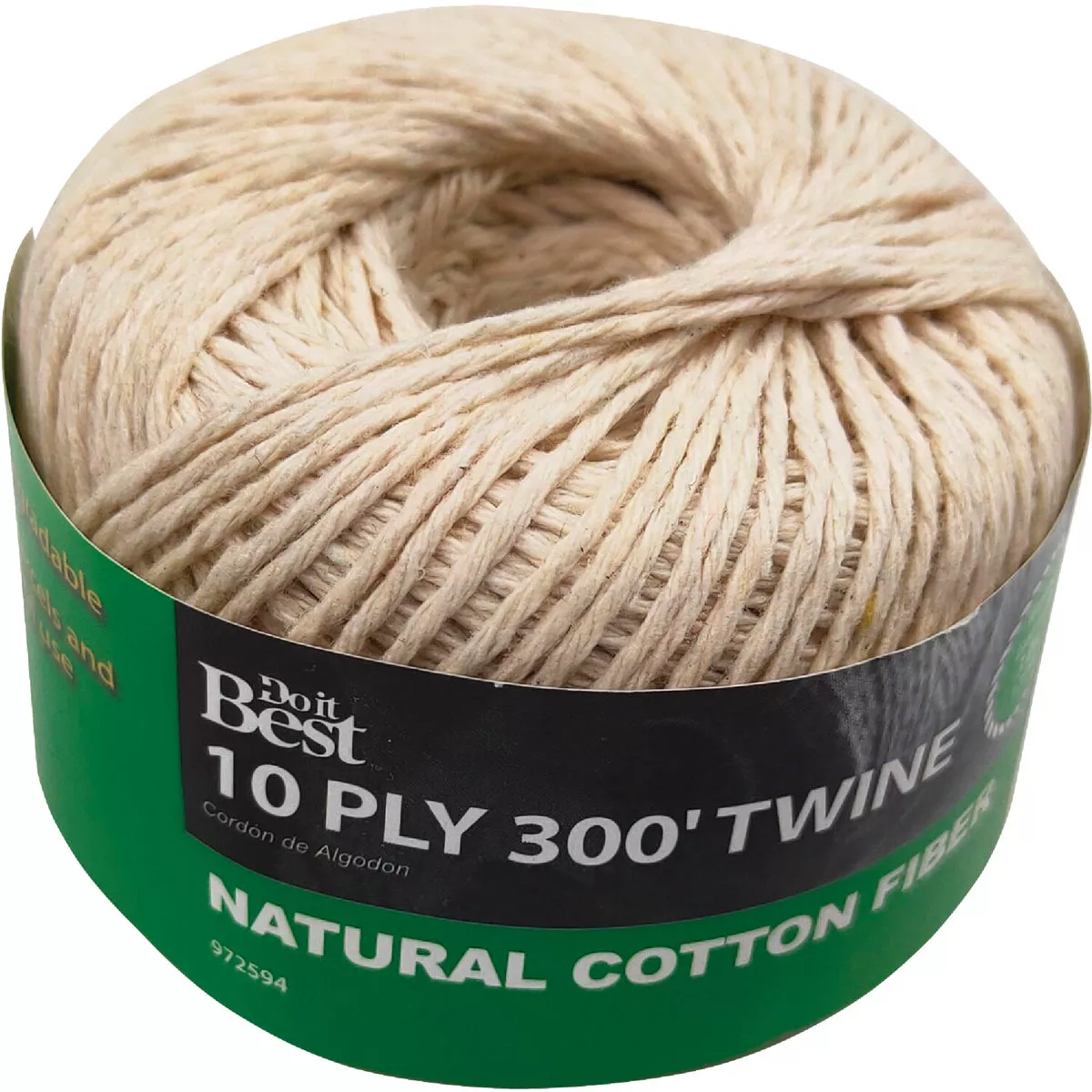 Do it Best 10-Ply x 300 Ft. White Cotton Parcel Post Twine - photo 2
