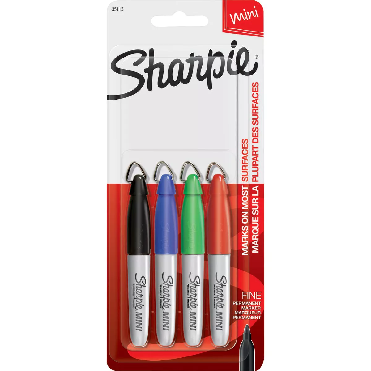 Sharpie Assorted Color Fine Tip Permanent Marker (4-Pack)