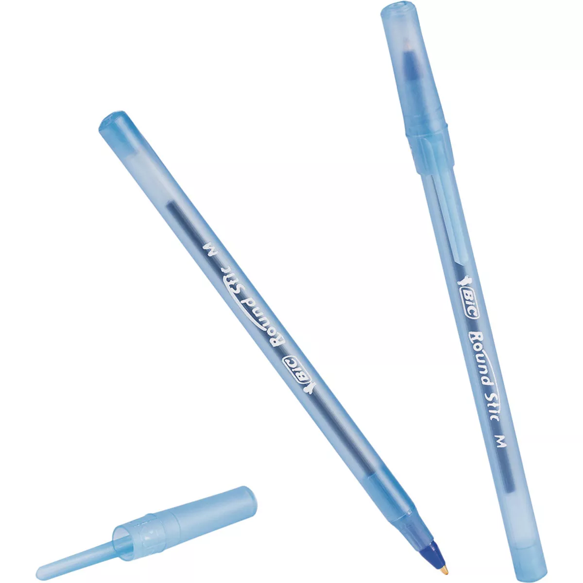 Bic Round Stic Medium Point Blue Ball Pen (10-Pack) - photo 3