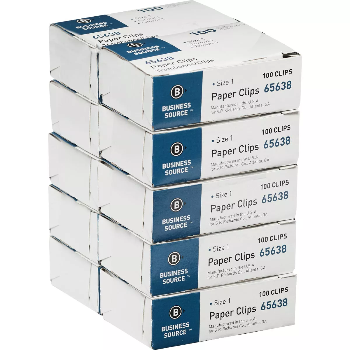Staples Regular Smooth Paper Clip (1000-Pack)