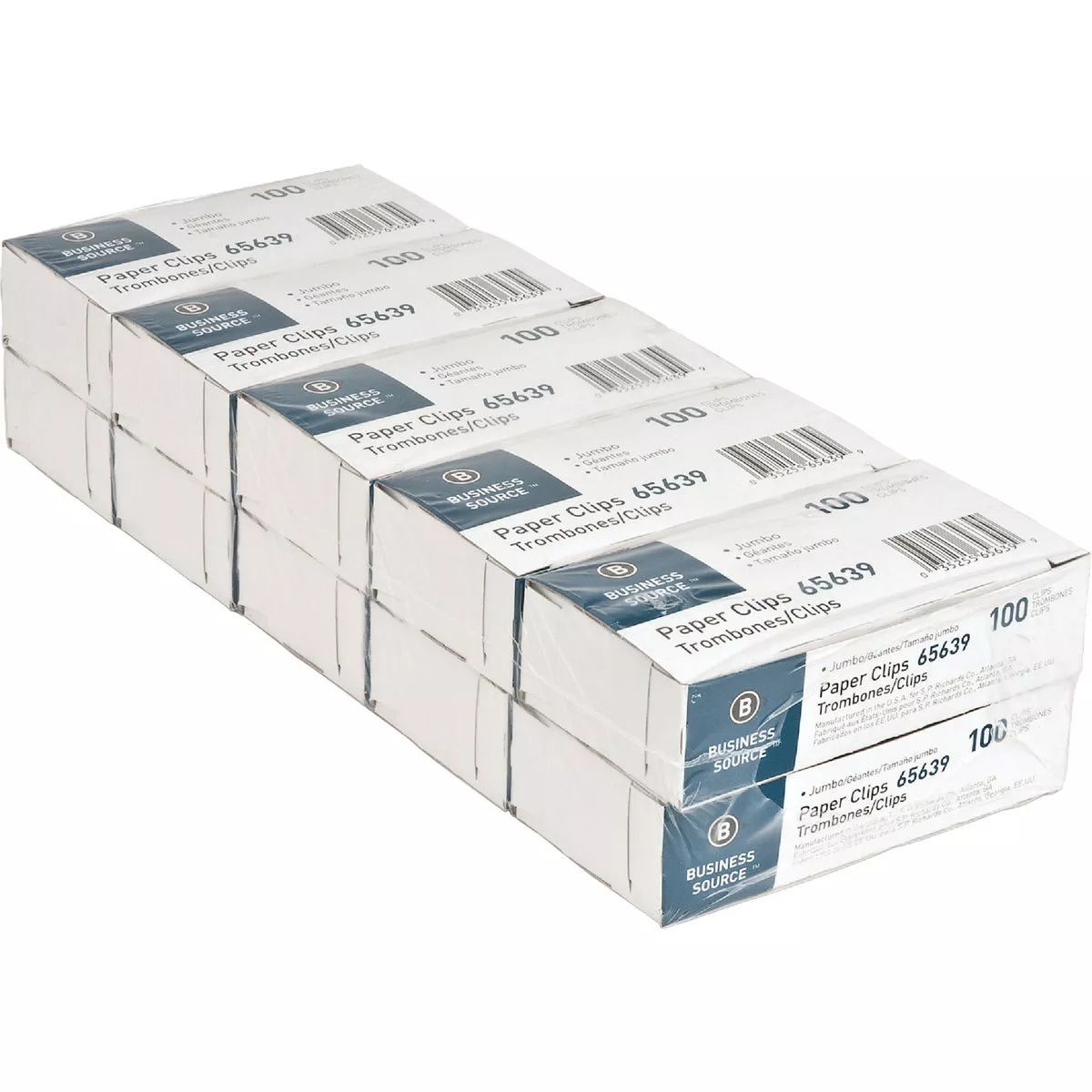Sparco Saver Jumbo Paper Clips (100 Clips/Box)