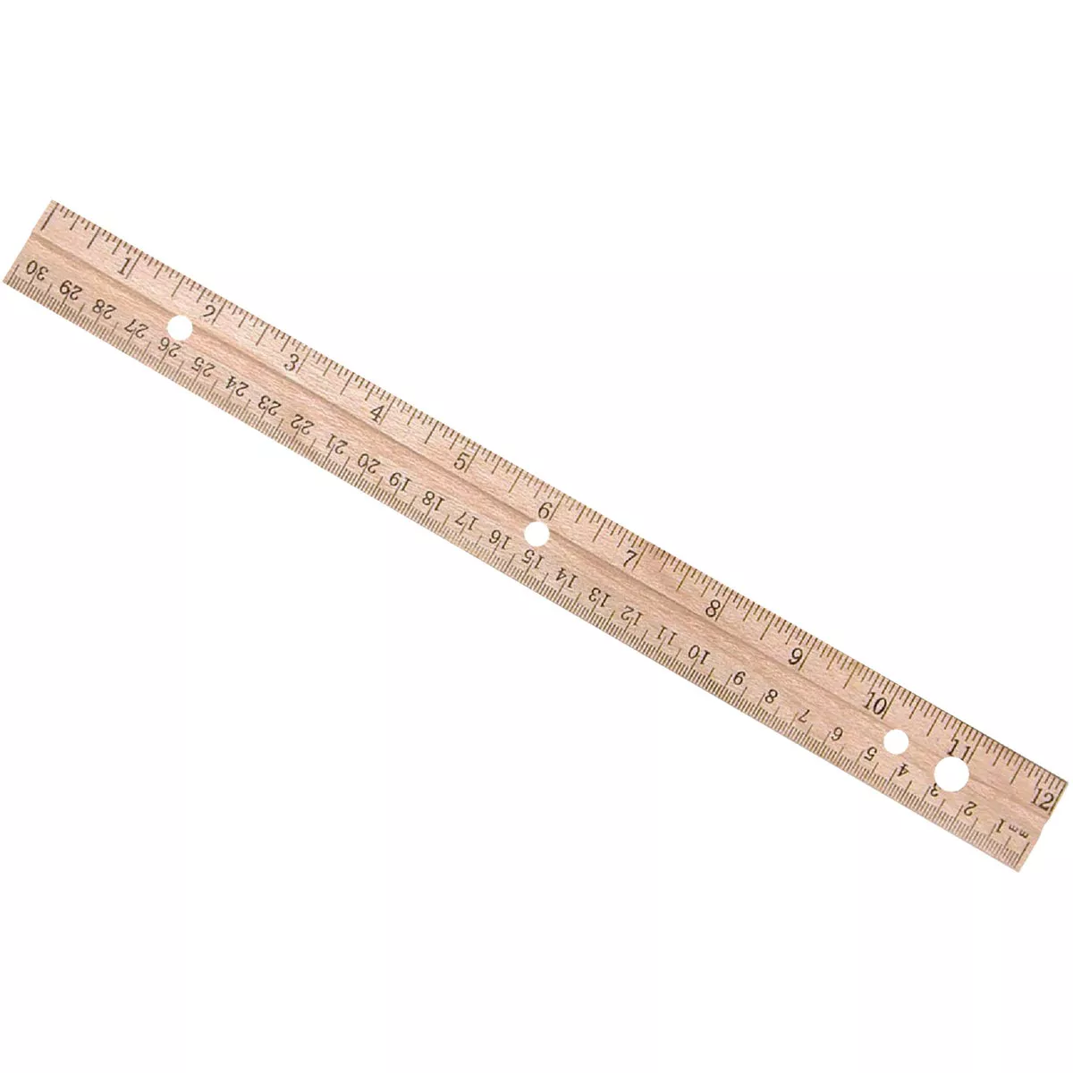 Westcott 12 In. Wood Ruler