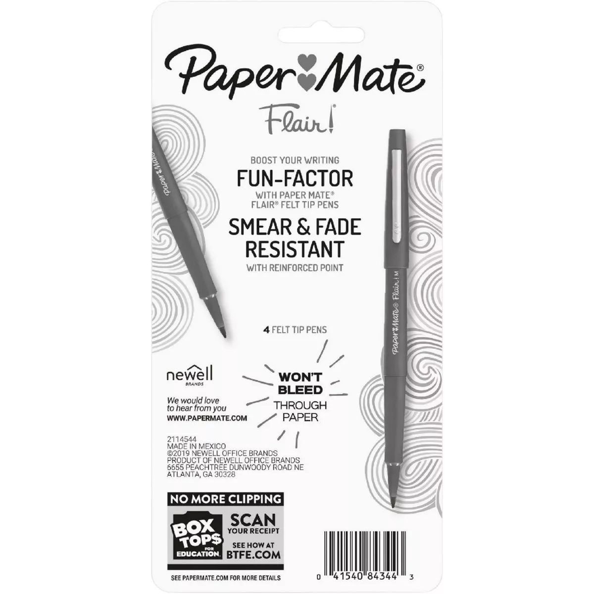 Paper Mate Flair Black Medium Point Felt Tip Pen (4-Pack) - photo 5