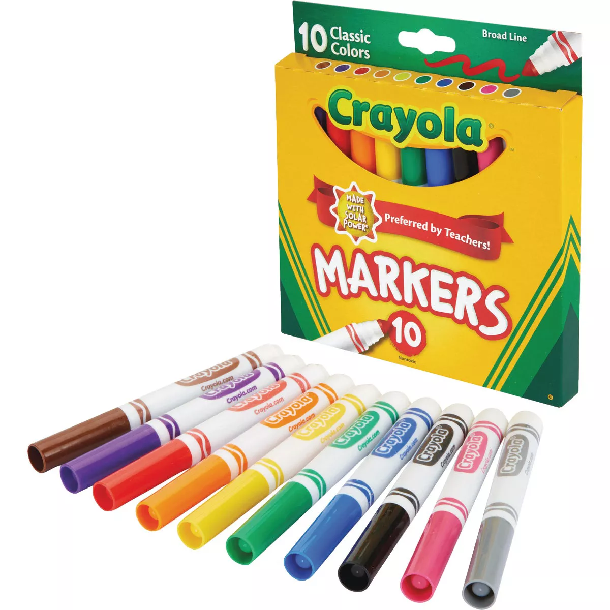 Crayola Assorted Color Broad Line Classic Markers (10-Count) - photo 3
