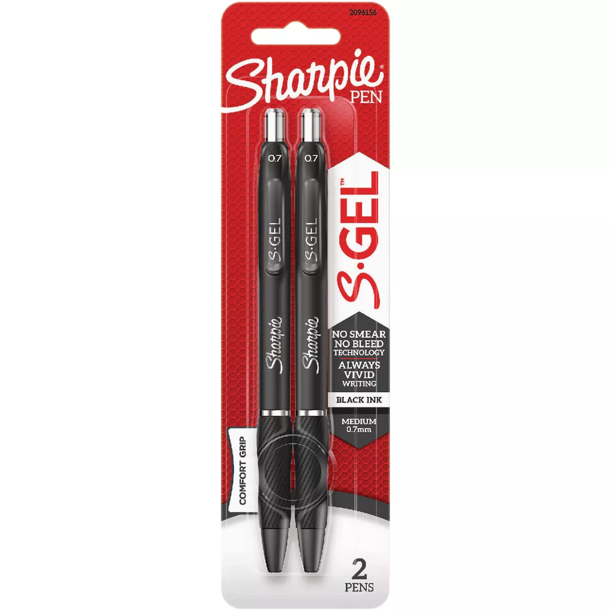 Sharpie S-Gel Black Medium Point Gel Pen (2-Pack)