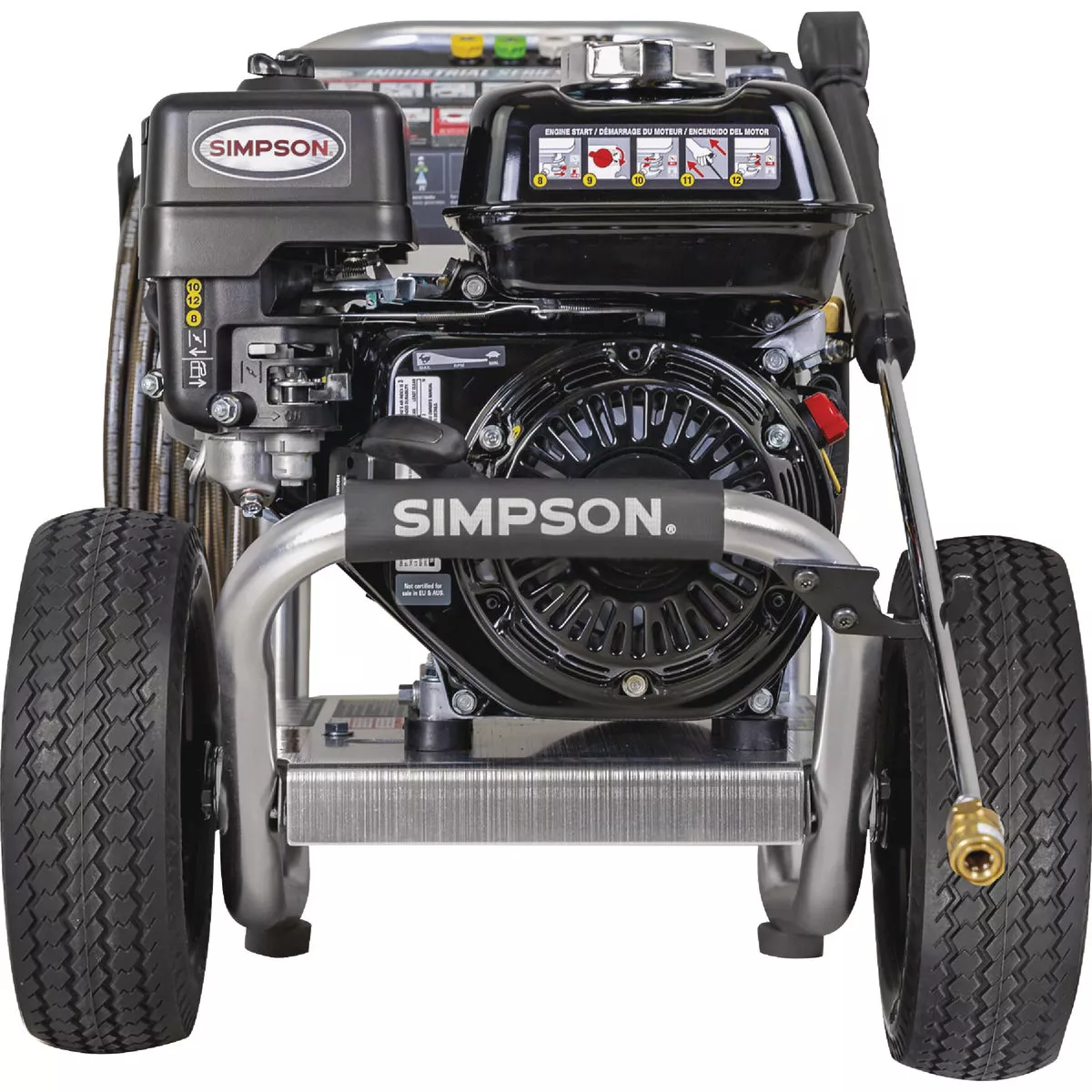 Simpson Pressure Washers 3500 psi at 4.0 GPM HONDA GX270 with AAA Triplex Pump Cold Water Gas Professional Pressure Washer - photo 4