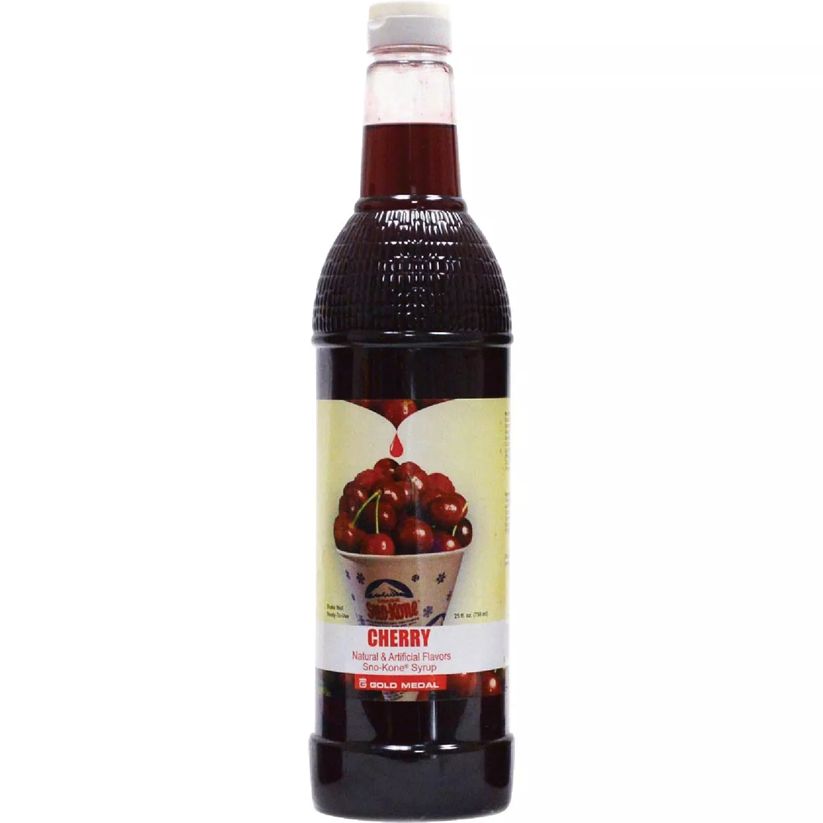 Gold Medal Cherry Sno-Kone RTU Syrup, 25 Oz.