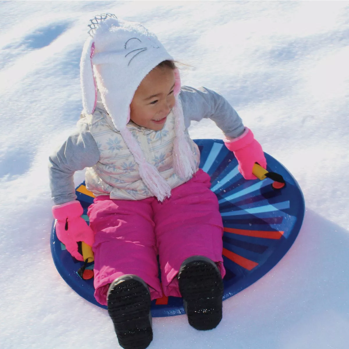 Flexible Flyer 26 In. Dia. Blue Foam Saucer Sled - photo 3