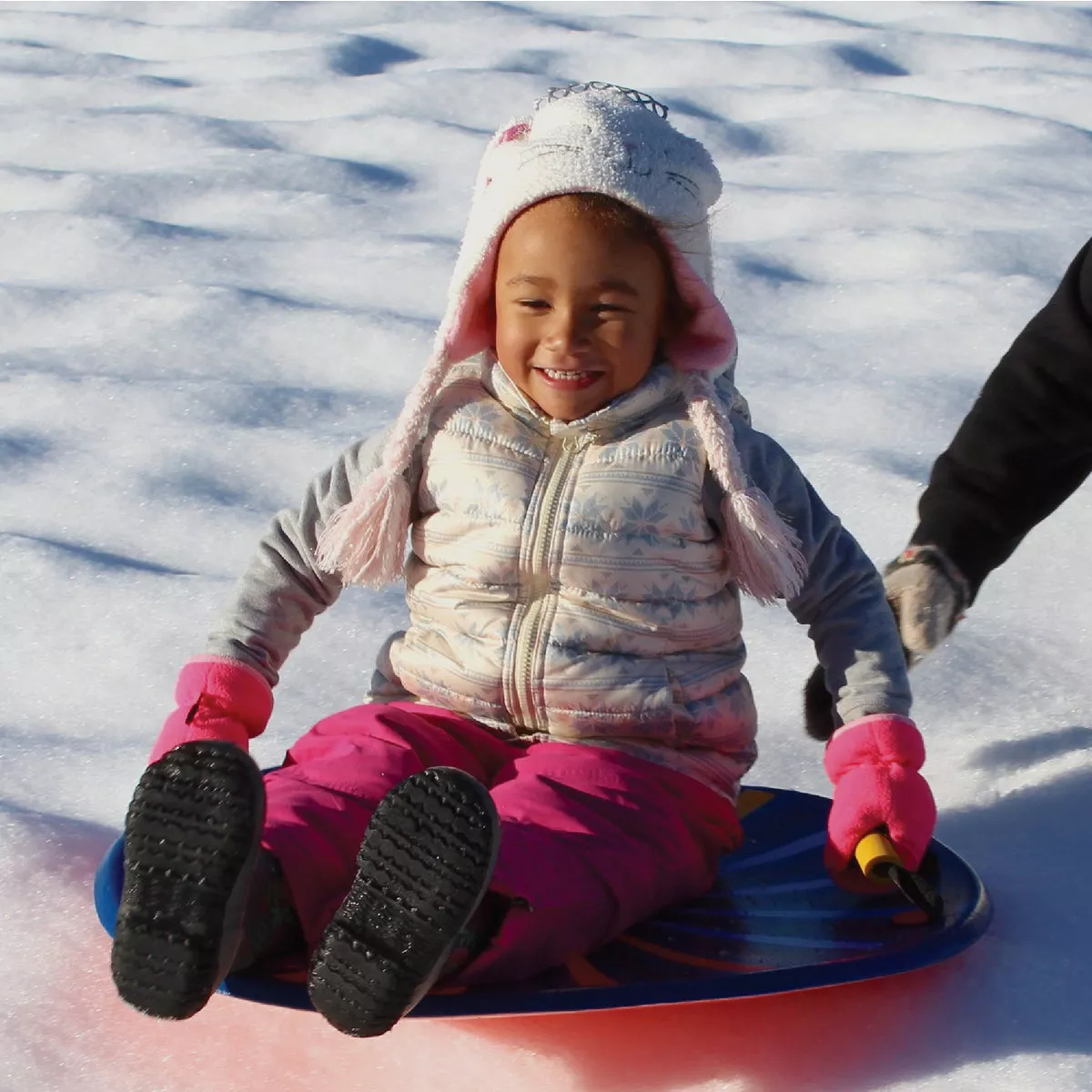 Flexible Flyer 26 In. Dia. Blue Foam Saucer Sled - photo 5