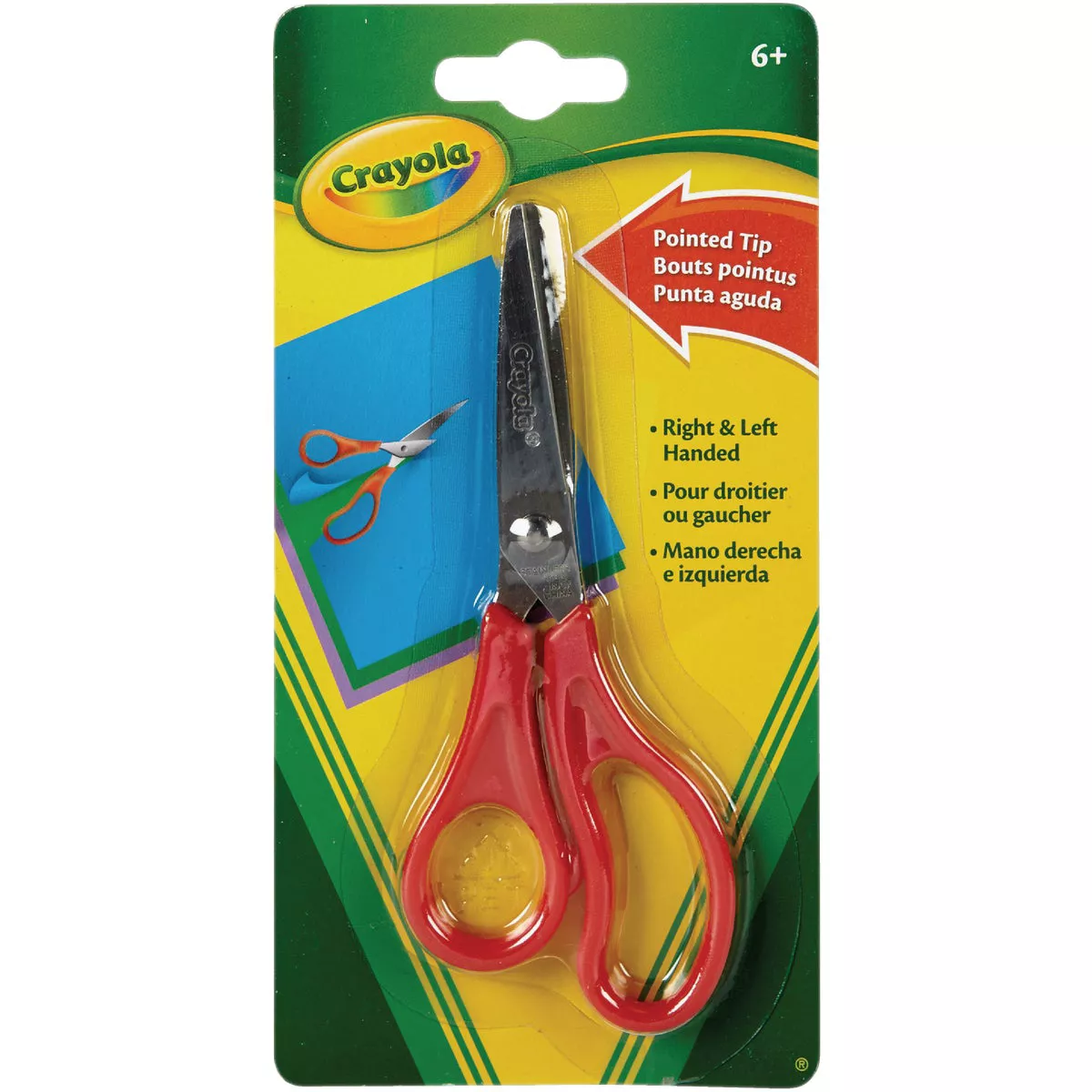 Crayola 5-1/2 In. Pointed Tip Metal Blade Scissors