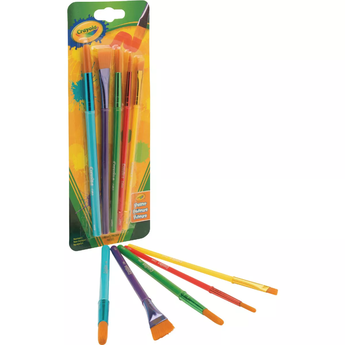 Crayola Art and Craft Brush Set (5-Count) - photo 3