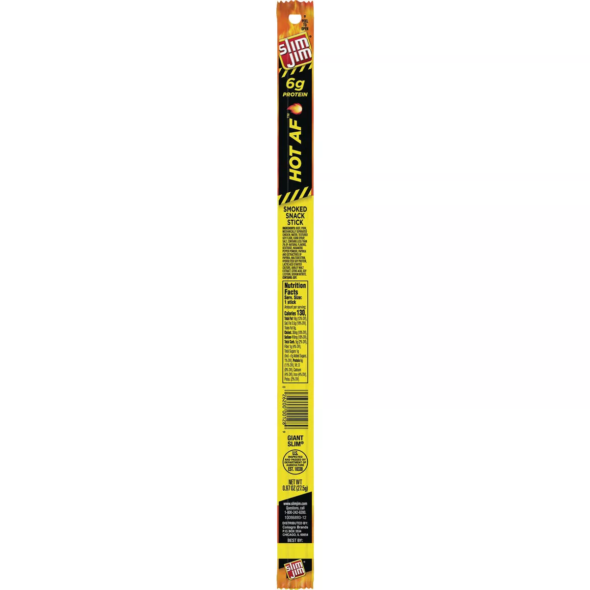 Slim Jim Hot Flavor 1.94 Oz. Beef Stick