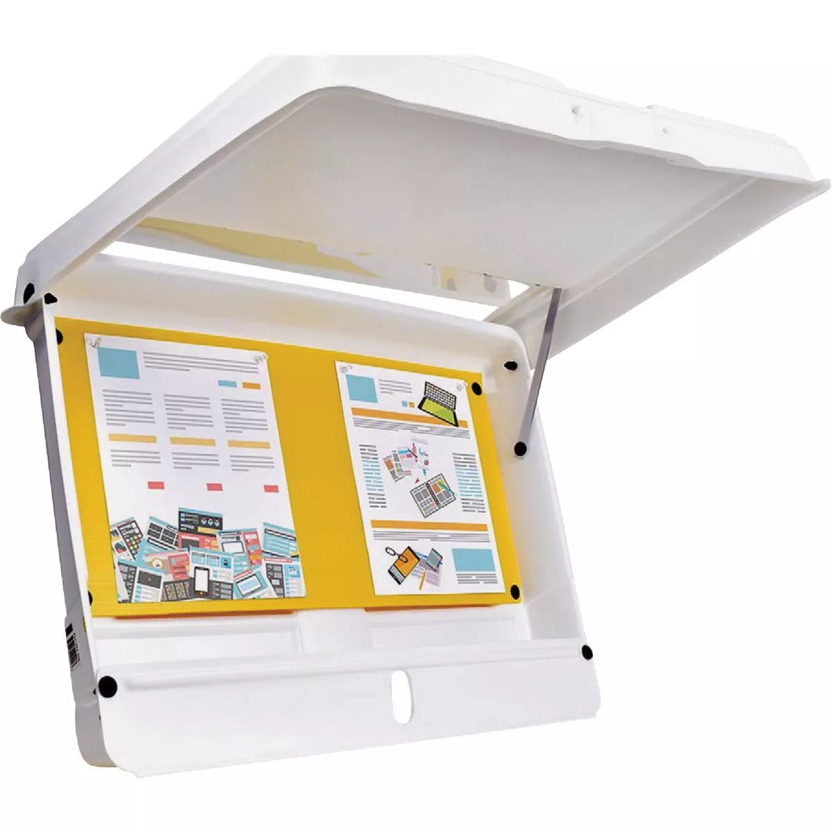 Doc-Box 21 In. x 27 In. x 4 In. Outdoor/Indoor Standard Posting Permit Box - photo 5