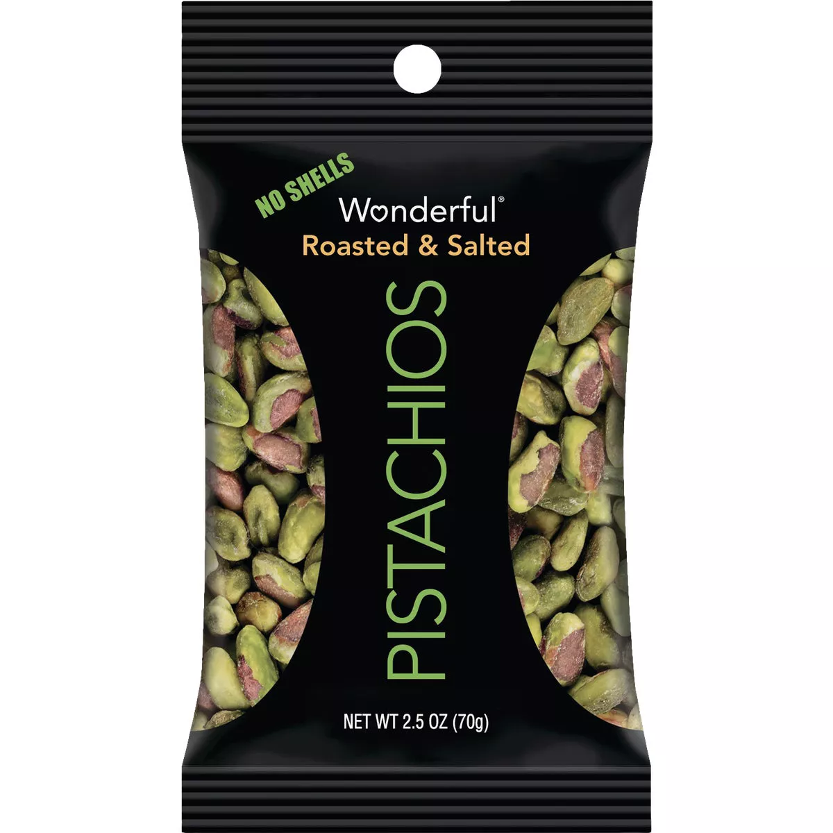 Wonderful 2.5 Oz. Roasted Shelled Pistachios