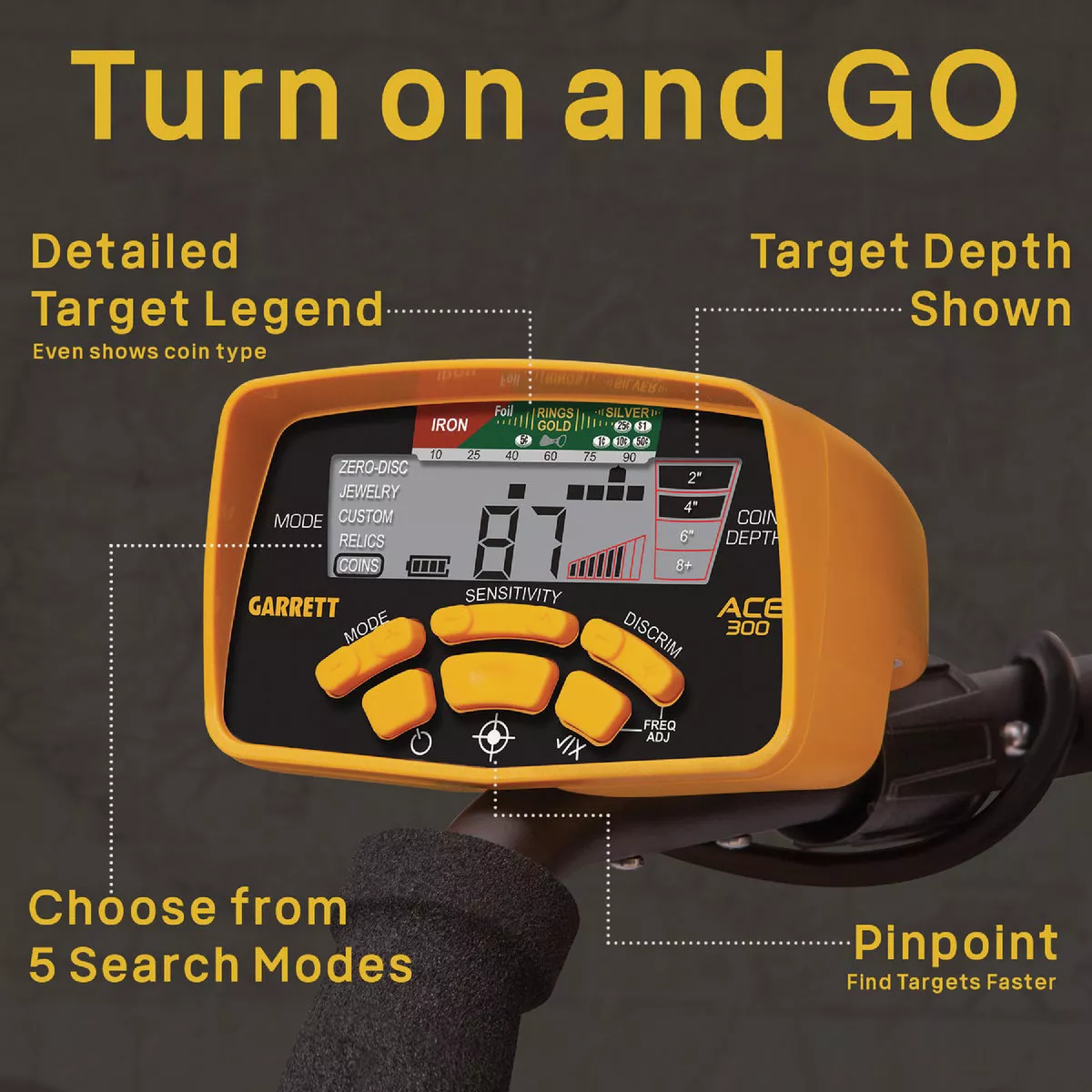 Garrett ACE 300 Metal Detector - photo 6