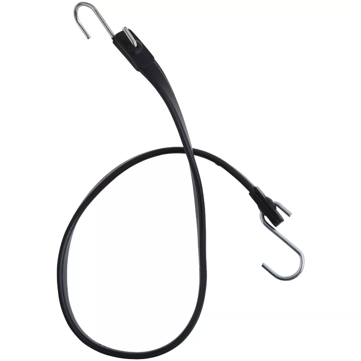 Smart Savers 5/8 In. x 24 In. Hook-to-Hook Rubber Tarp Strap, Black - photo 2