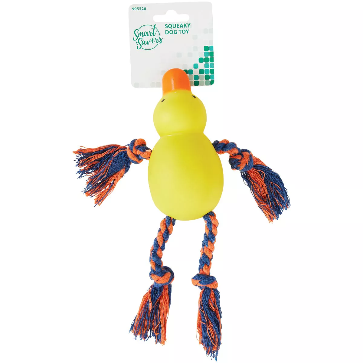 Smart Savers 9 In. Squeaky Duck Dog Toy - photo 2