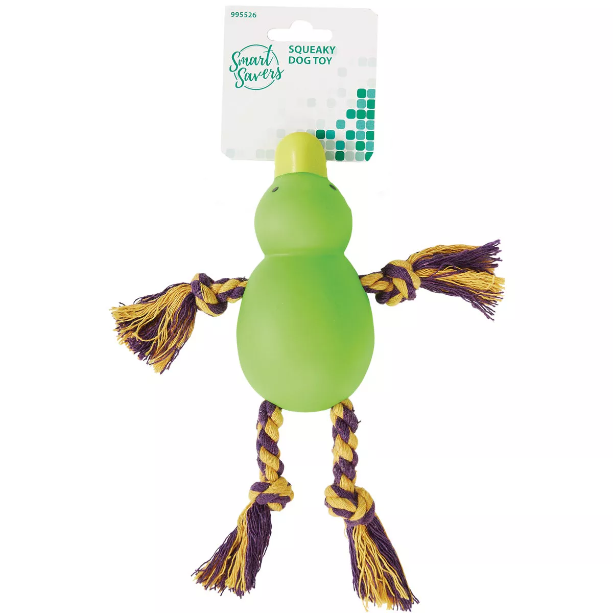 Smart Savers 9 In. Squeaky Duck Dog Toy - photo 4