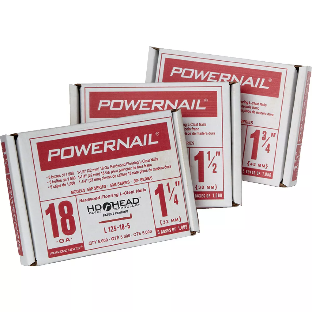Powernail 18-Gauge Collated L-Cleat Flooring Nails, 1-1/4 In. (1,000 Count) - photo 2