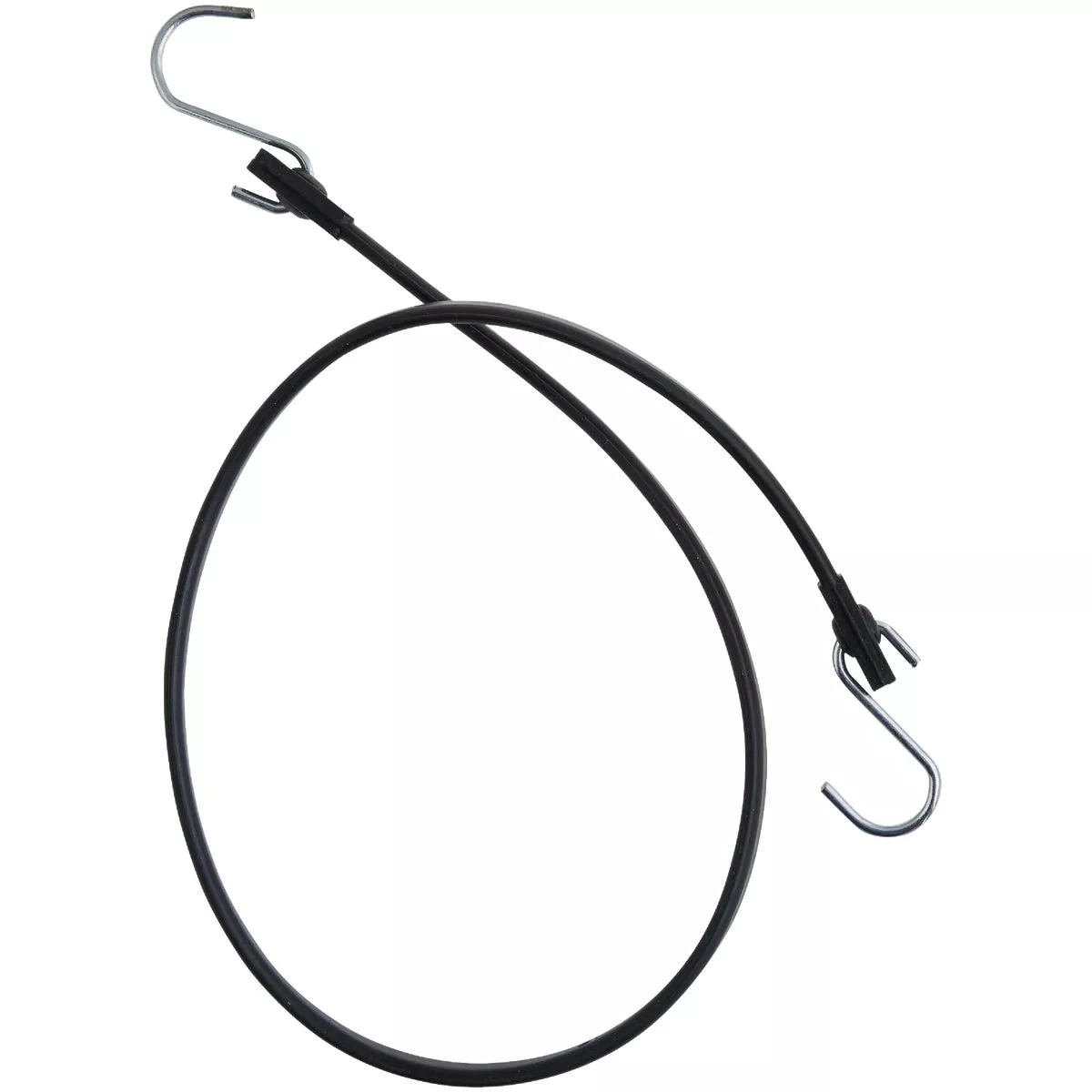 Smart Savers 5/8 In. x 30 In. Hook-to-Hook Rubber Tarp Strap, Black - photo 2
