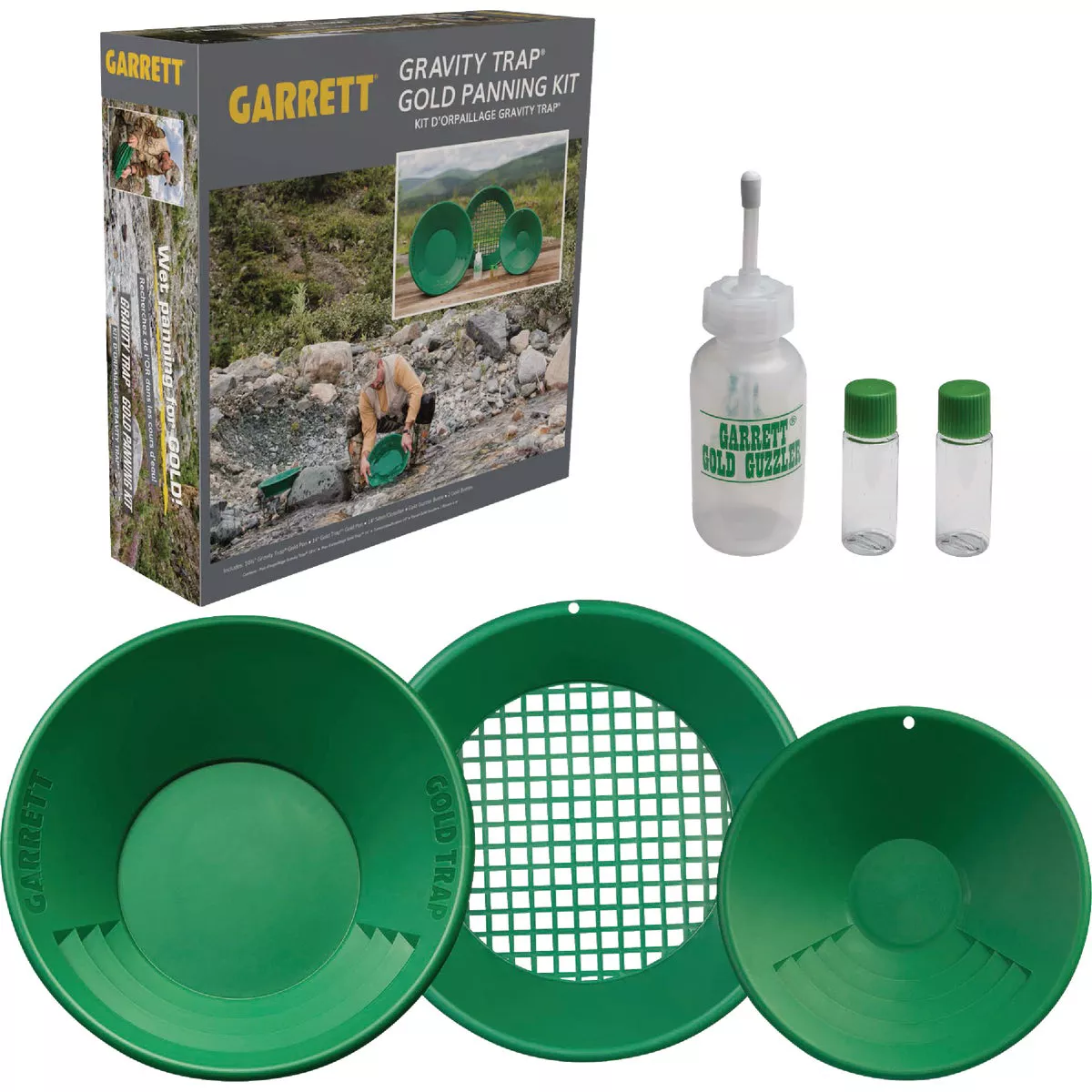 Garrett Gold Pan Kit with Gold Trap