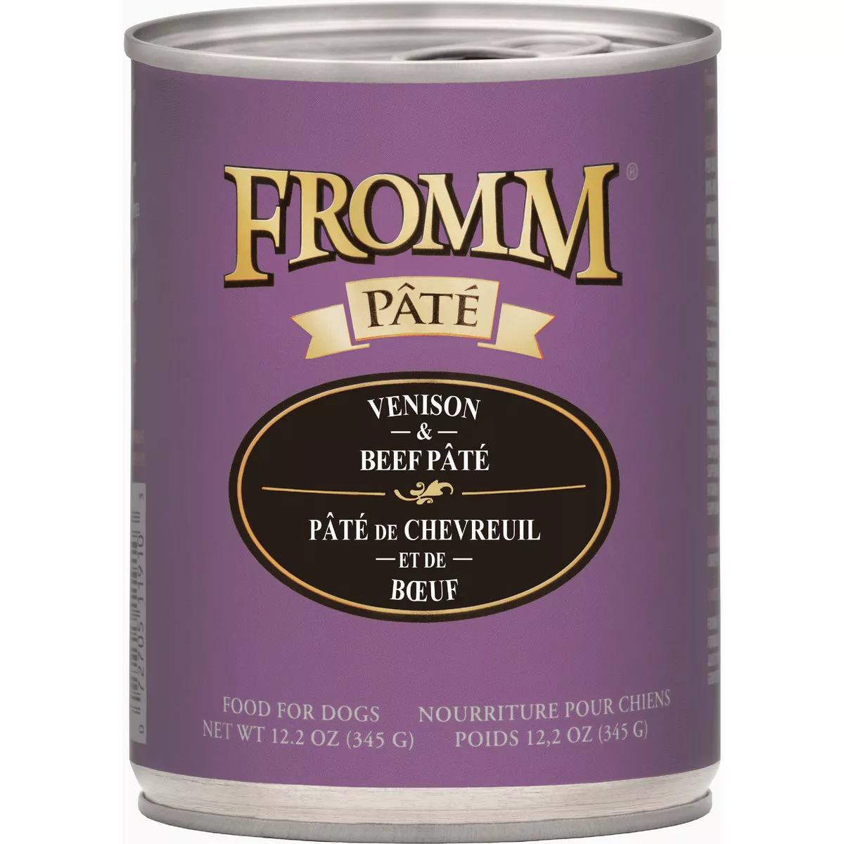 Fromm Pate Venison & Beef Pate Wet Dog Food, 12.2 Oz.