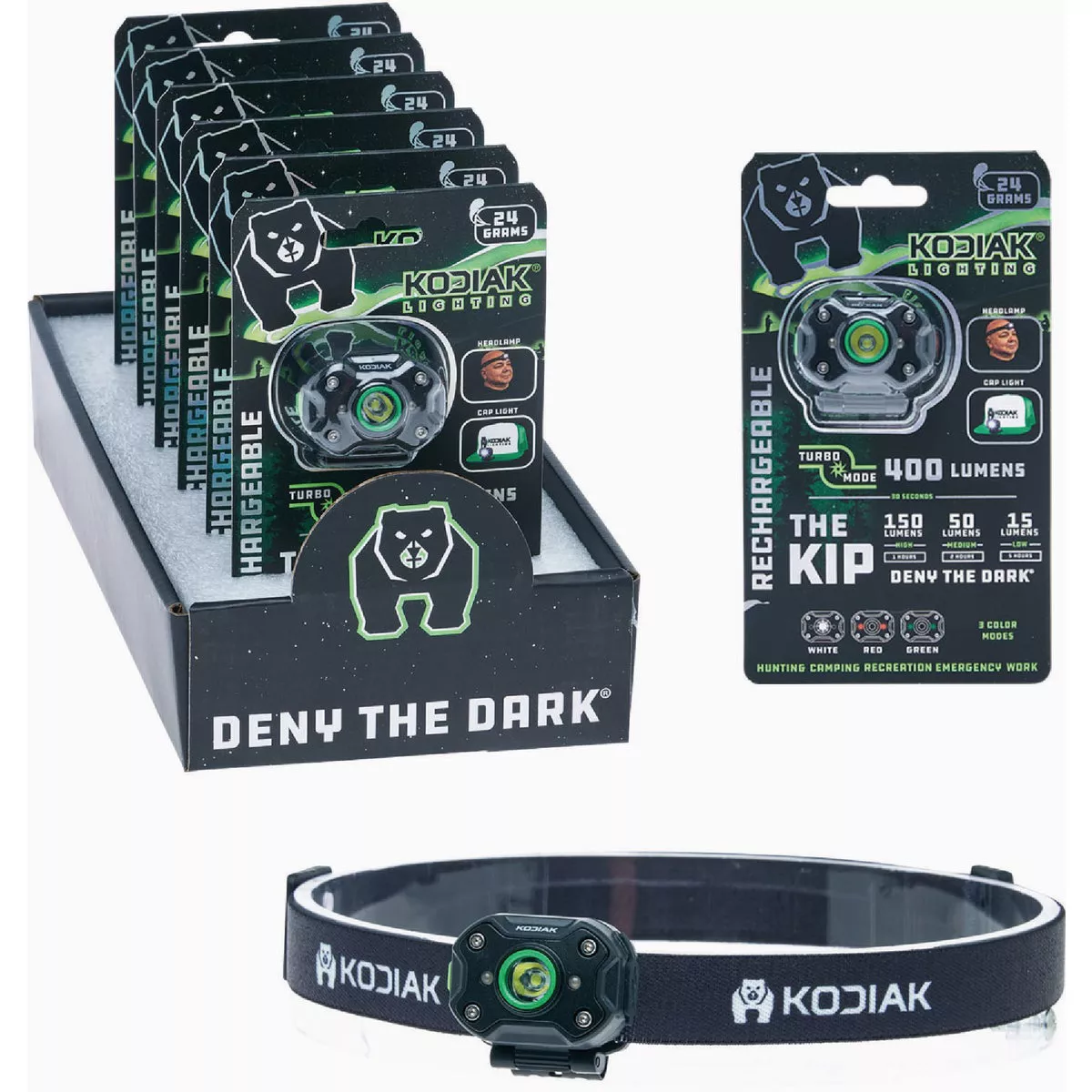 Kodiak KIP Rechargeable Micro Headlamp