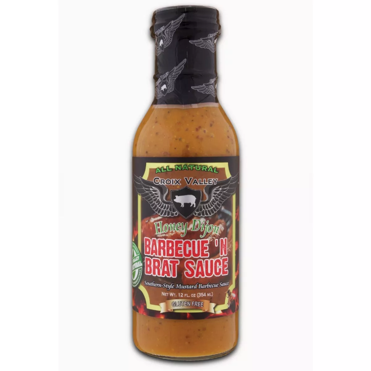 Croix Valley 12 Oz. Honey Dijon Barbecue 'n Brat Sauce