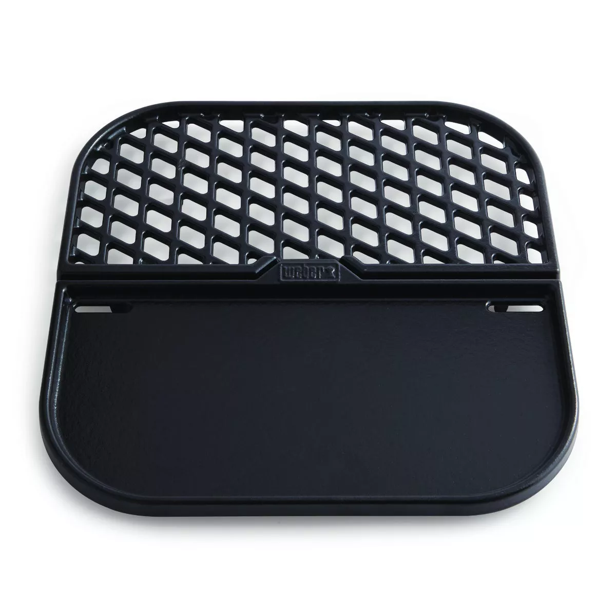 Weber 17.53 In. x 14.29 In. Porcelain-Enameled Cast Iron Grill & Griddle Station