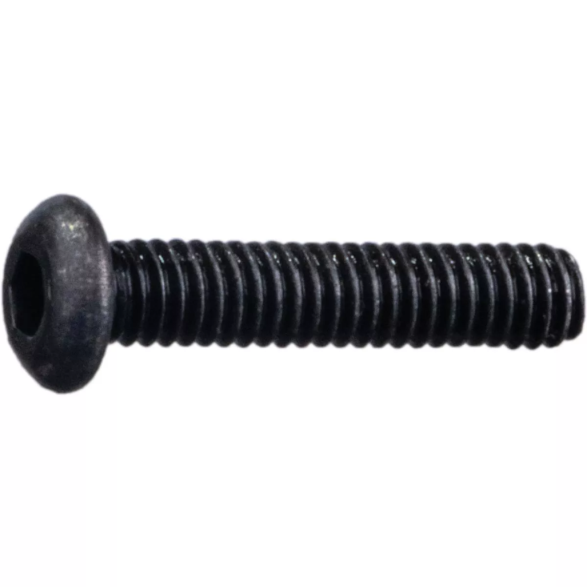 Midwest Fastener #2-56 x 1/2 In. Steel Coarse Thread Button Head Hex Socket Cap Screws
