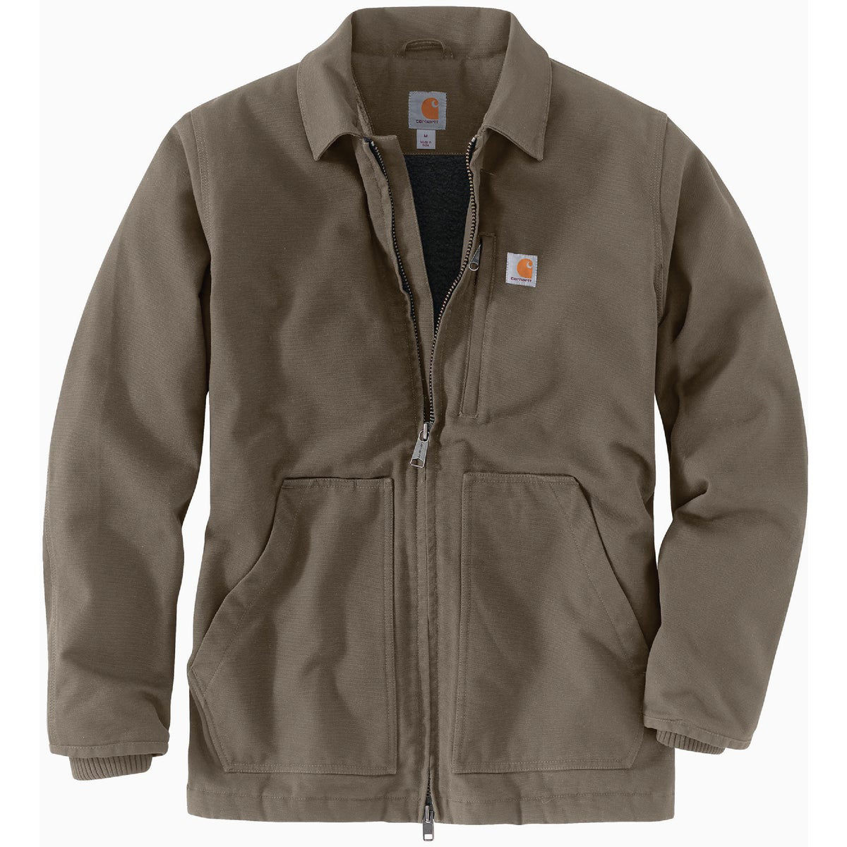 高い信頼 厚い信頼 Carhartt Sherpa Duck Washed Driftwood Regular Medium Men's トップス
