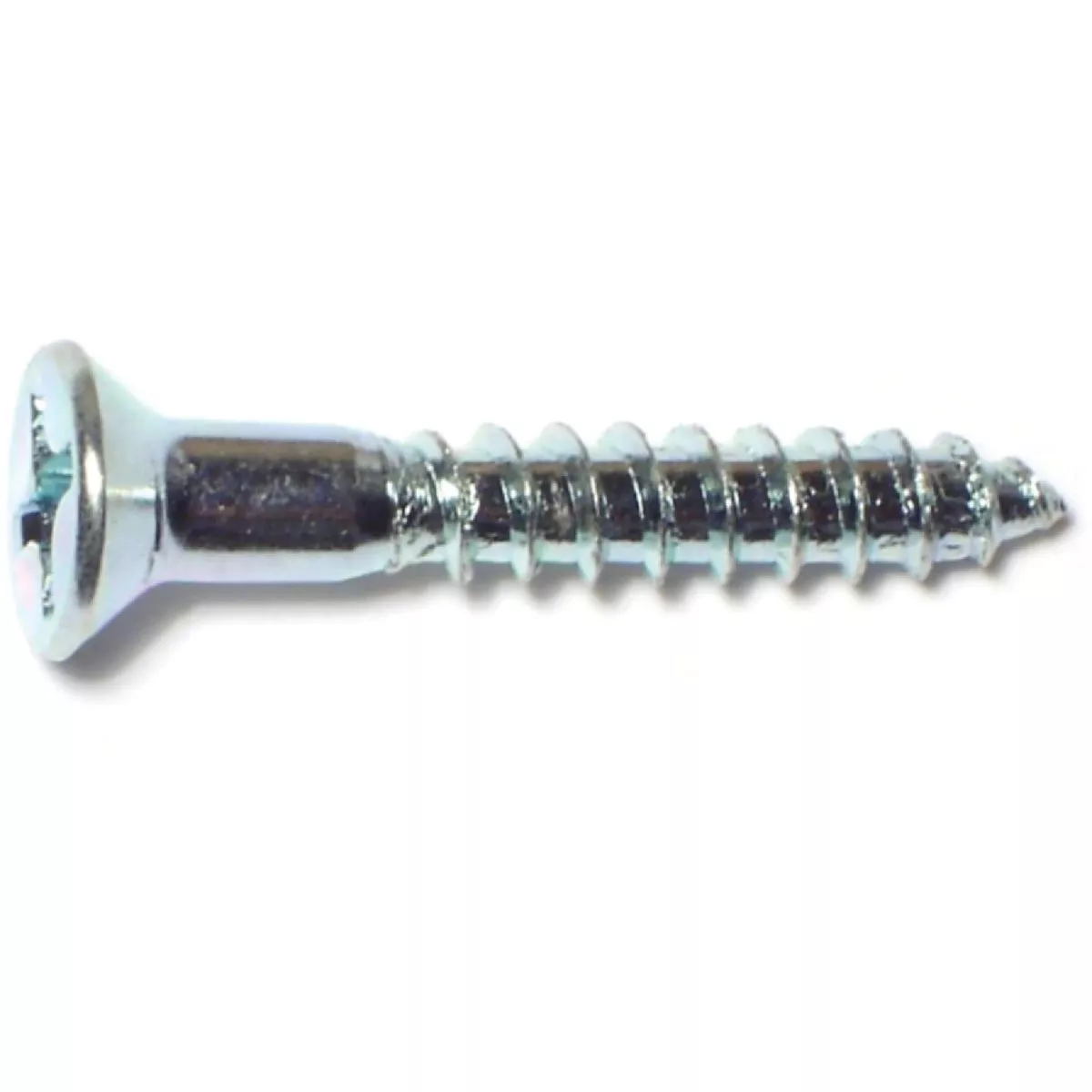 Midwest Fastener #10 x 1-1/4 In. Zinc Plated Steel Phillips Flat Head Wood Screws (100 Ct.)