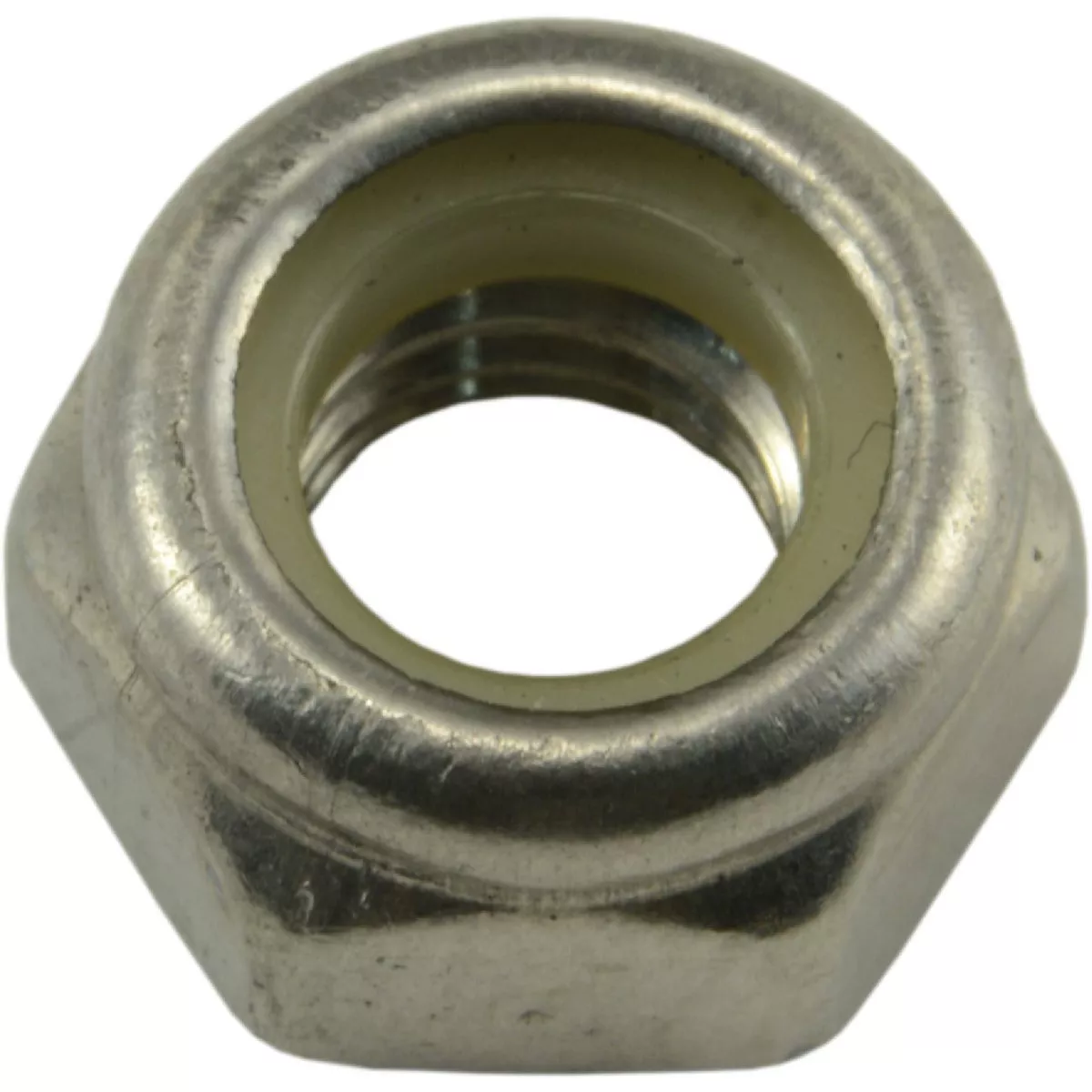 Midwest Fastener 6mm-1.0 A2-70 Stainless Steel Coarse Thread Nylon Insert Lock Nuts (10 Ct.)