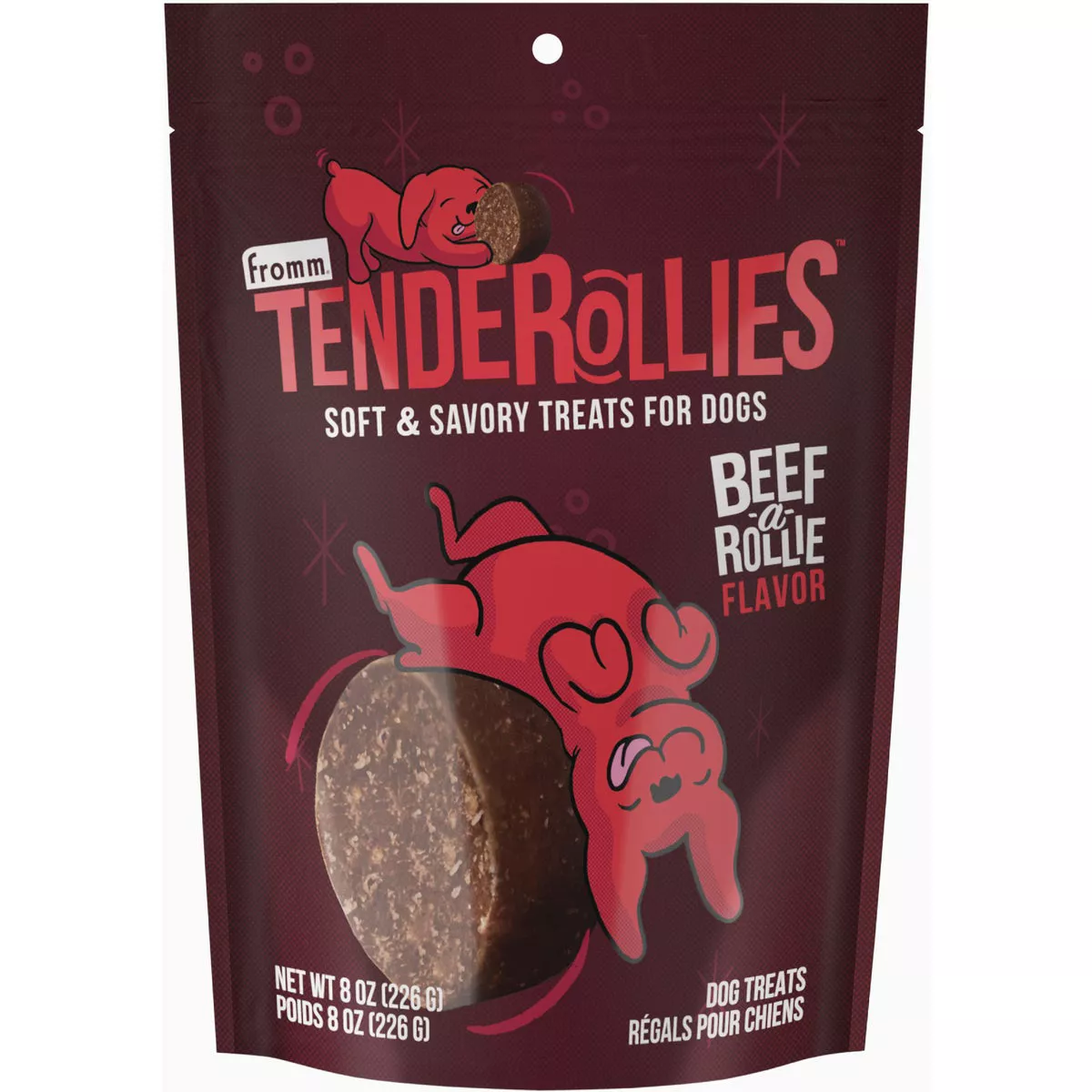 Fromm Tenderollies Beef-a-Rollie Flavor Dog Treats, 8 Oz.