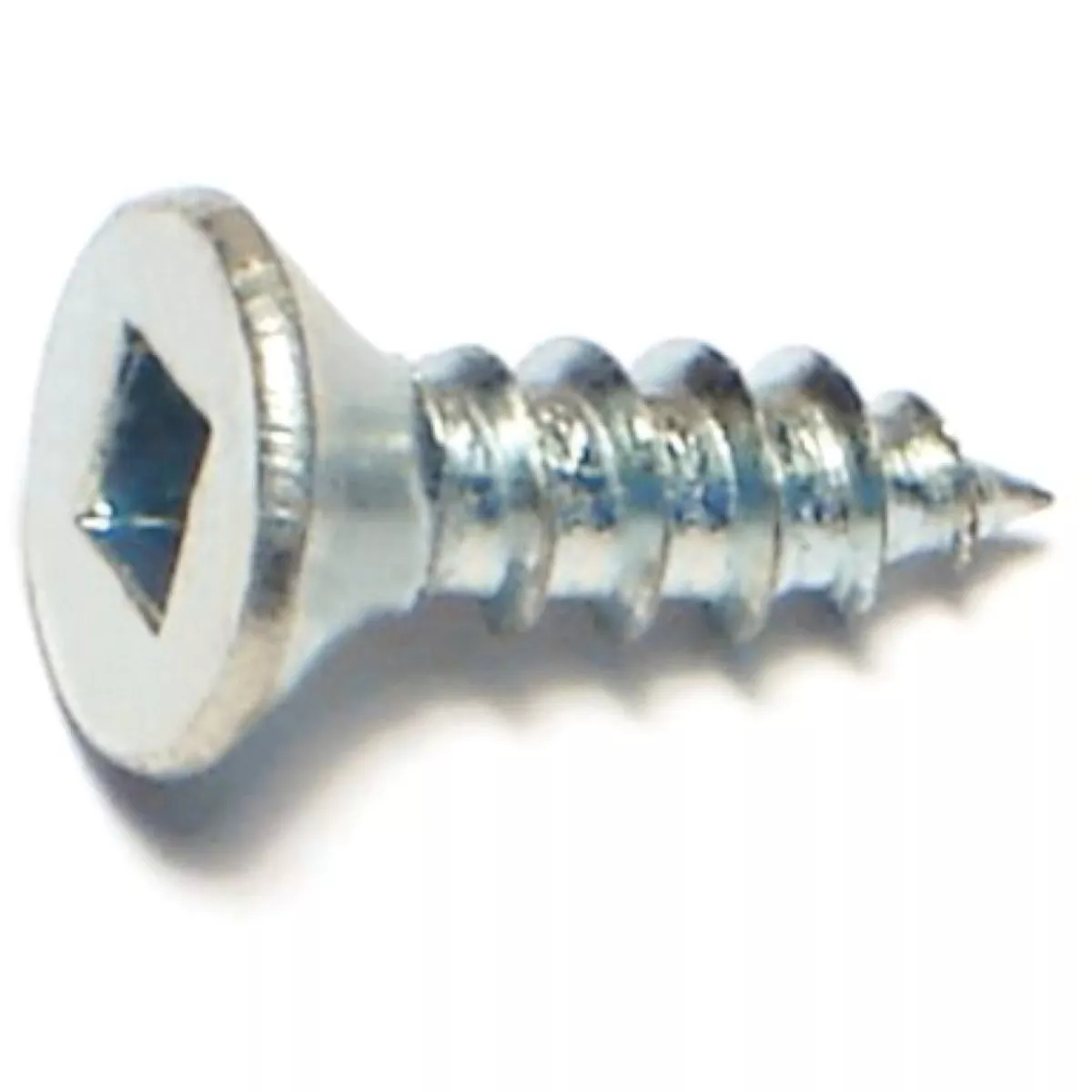 Midwest Fastener #8 x 1/2 In. Zinc Plated Steel Square Drive Flat Head Sheet Metal Screws (12 Ct.)