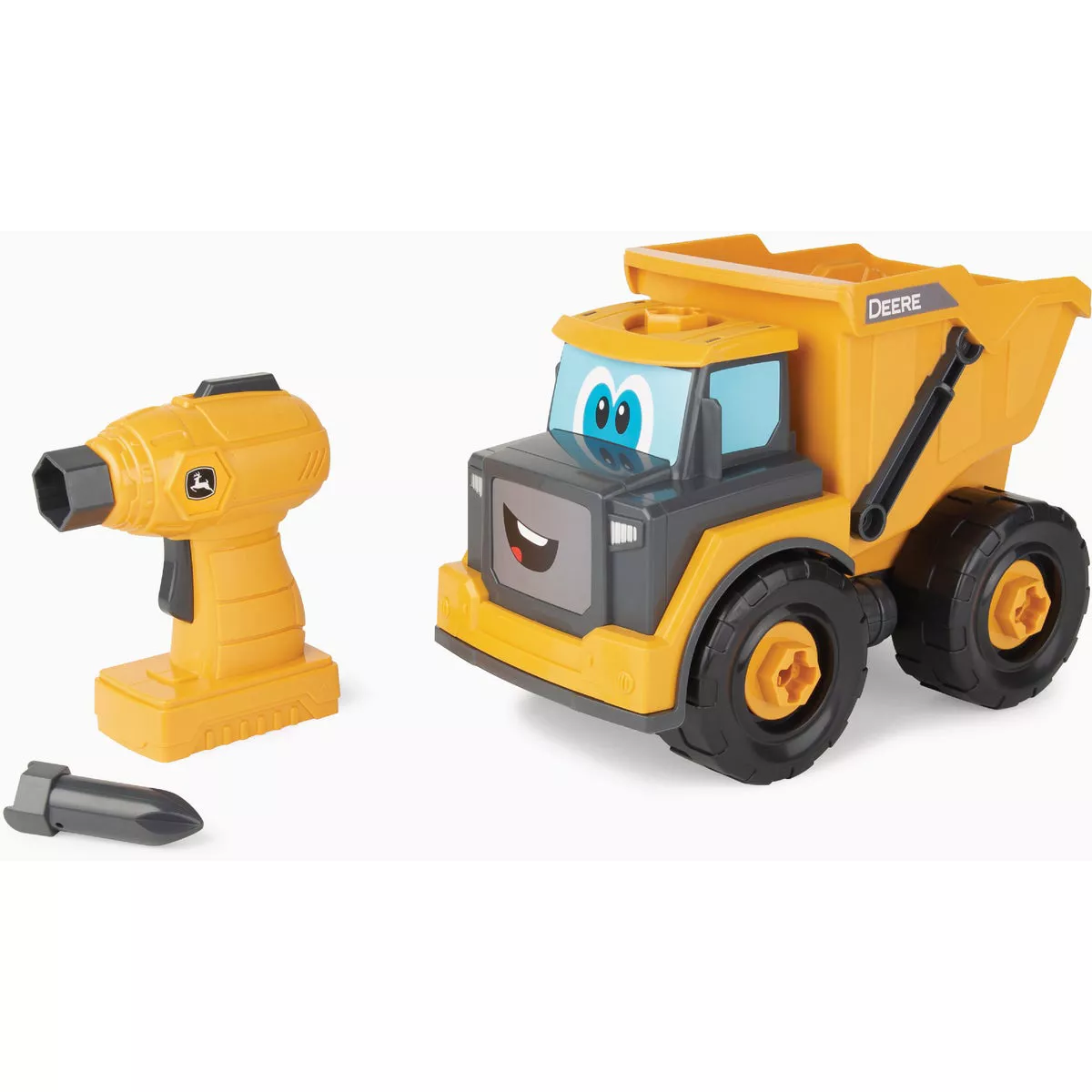 John Deere Build-A-Buddy 2-In-1 Yellow Dump Truck