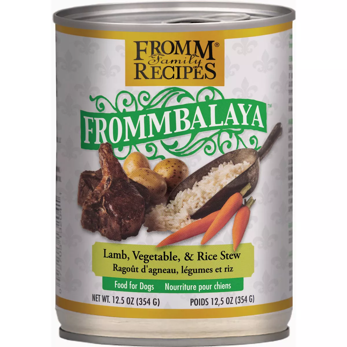 Fromm Family Recipes Frommbalaya Lamb, Vegetable, & Rice Stew Wet Dog Food, 12.5 Oz.