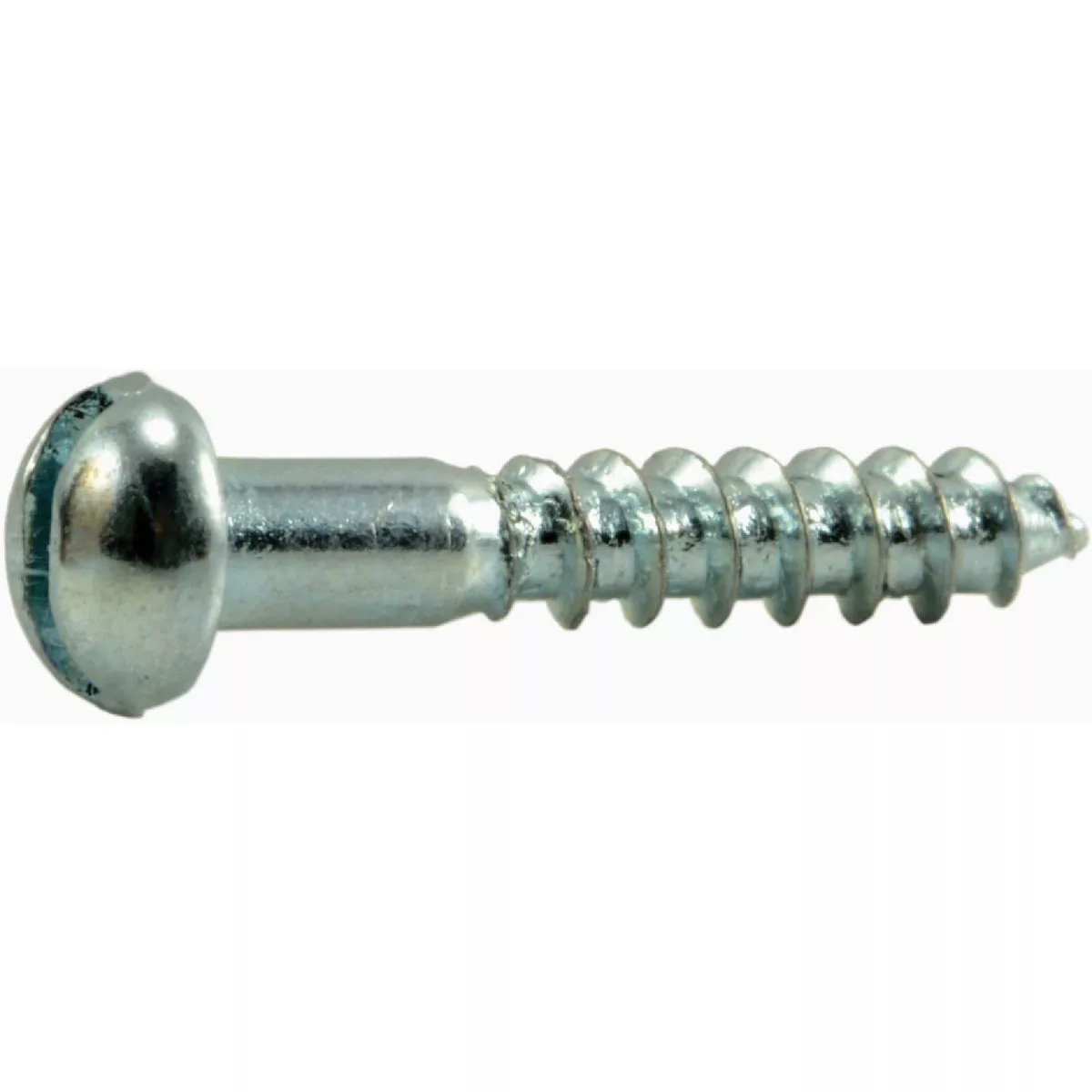 Midwest Fastener #2 x 1/2 In. Zinc Plated Steel Slotted Round Head Wood Screws (60 Ct.)-