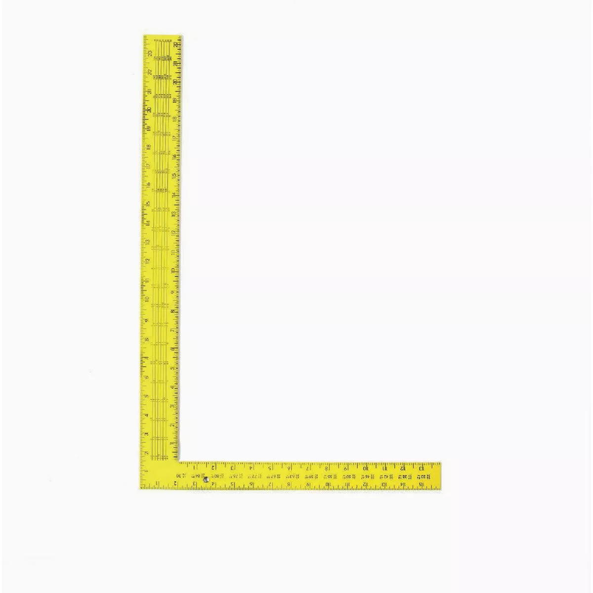 Swanson 16 In. X 24 In. Yellow Steel Framing Carpenter Square