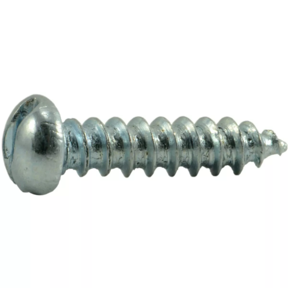 Midwest Fastener #4 x 1/2 In. Zinc Plated Steel Slotted Round Head Wood Screws (12 Ct.)